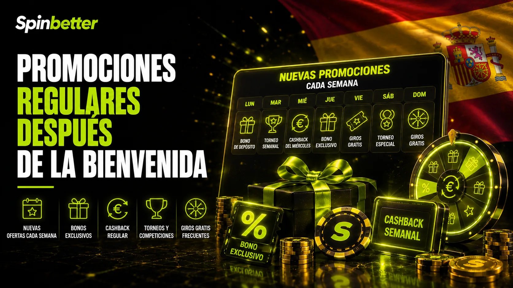 promociones regulares de SpinBetter después del paquete de bienvenida